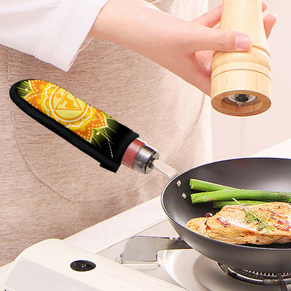 Manipura Chakra Mandala Print Skillet Handle Cover