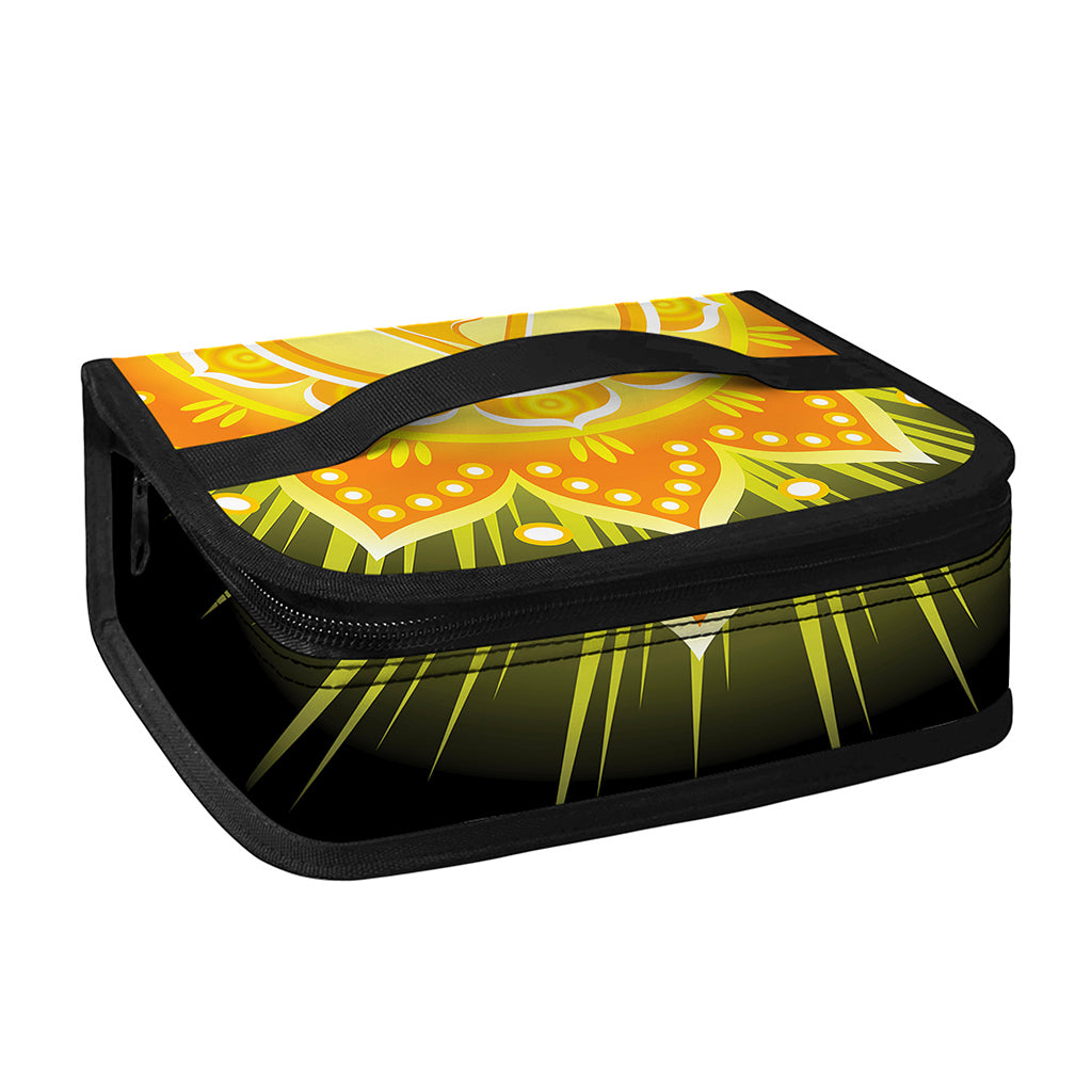 Manipura Chakra Mandala Print Small Lunch Bag