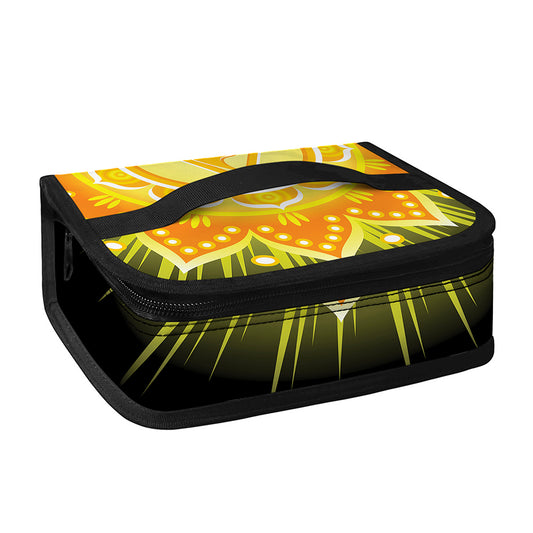 Manipura Chakra Mandala Print Small Lunch Bag