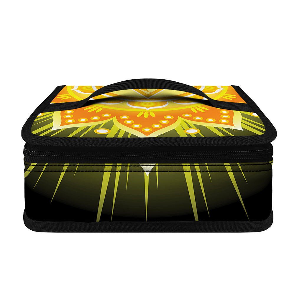 Manipura Chakra Mandala Print Small Lunch Bag