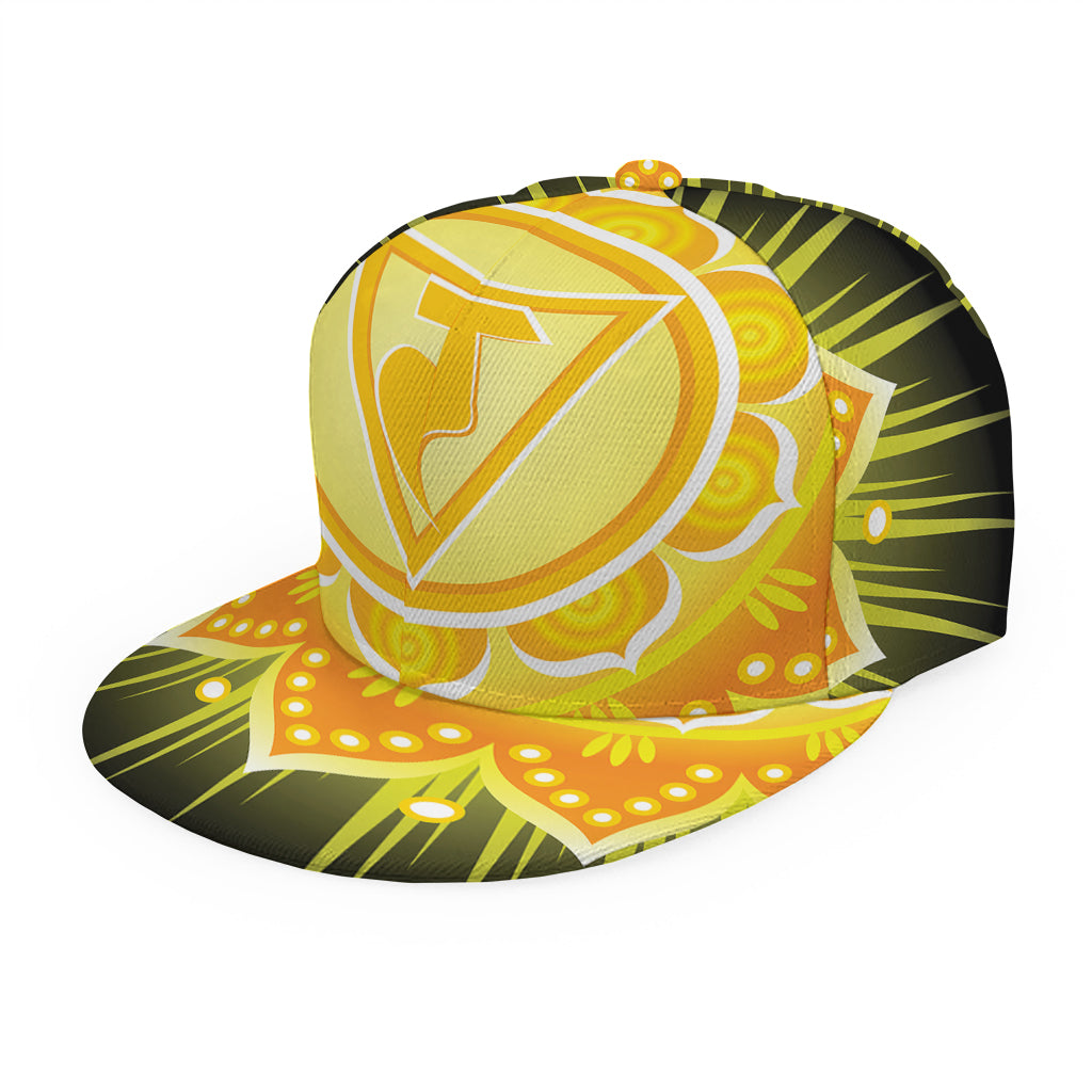 Manipura Chakra Mandala Print Snapback Cap