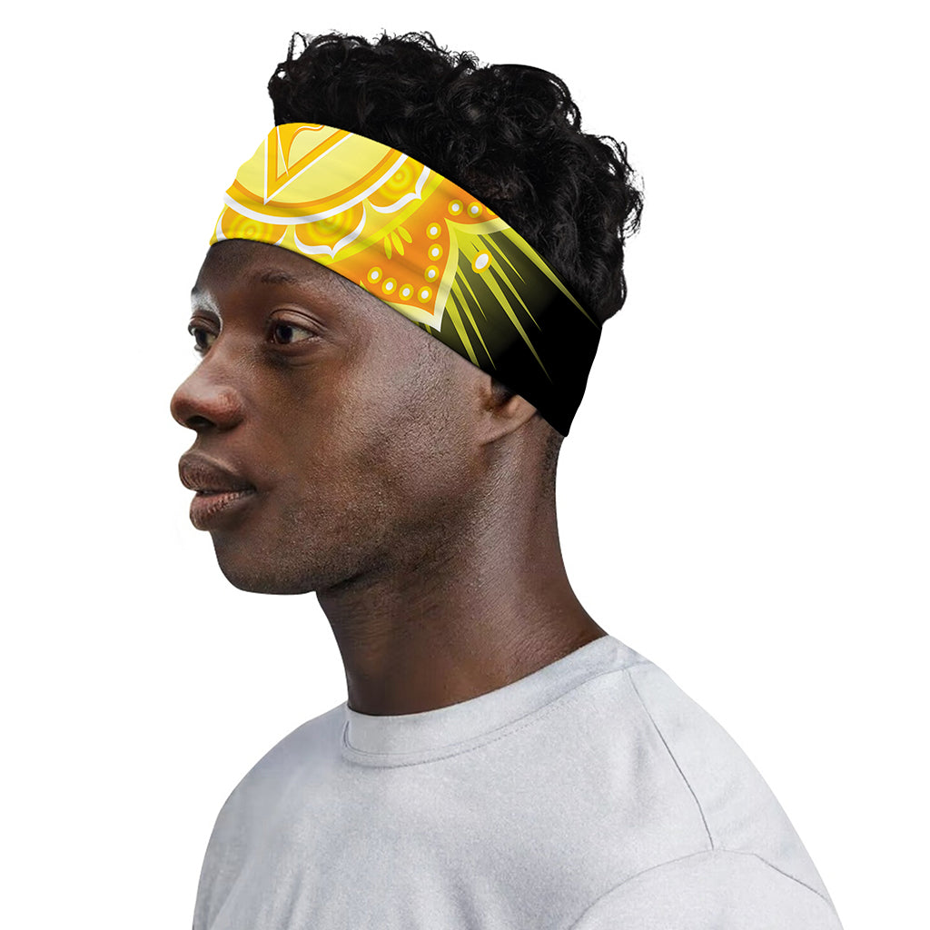 Manipura Chakra Mandala Print Sports Headband
