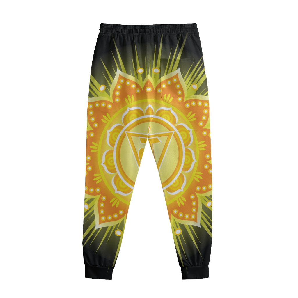 Manipura Chakra Mandala Print Sweatpants