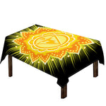 Manipura Chakra Mandala Print Tablecloth
