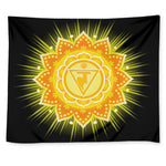 Manipura Chakra Mandala Print Tapestry