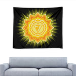 Manipura Chakra Mandala Print Tapestry