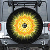 Manipura Chakra Mandala Print Tire Cover With Camera Hole