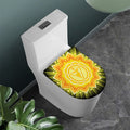 Manipura Chakra Mandala Print Toilet Lid Cover