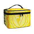 Manipura Chakra Mandala Print Travel Makeup Bag