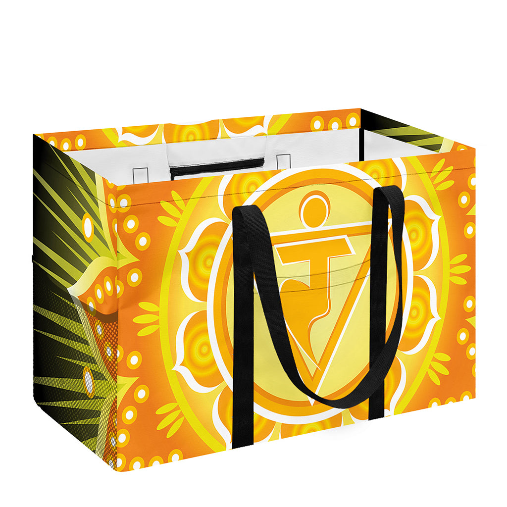 Manipura Chakra Mandala Print Utility Tote Bag