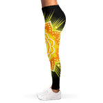 Manipura Chakra Mandala Print Women's Leggings