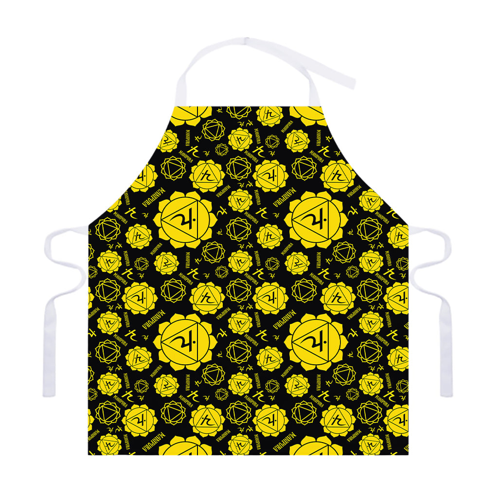 Manipura Chakra Pattern Print Adjustable Apron