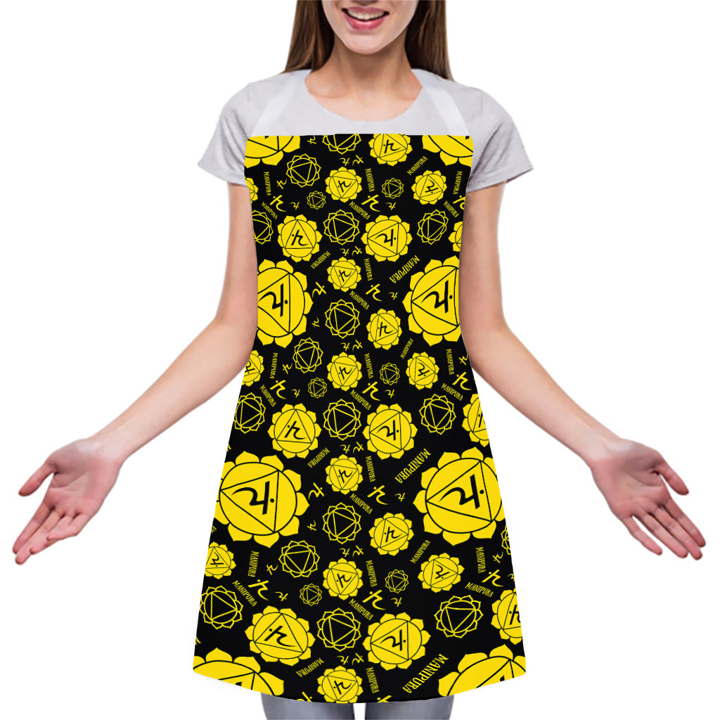 Manipura Chakra Pattern Print Adjustable Apron