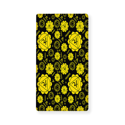 Manipura Chakra Pattern Print Baby Crib Sheet