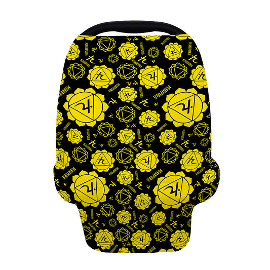 Manipura Chakra Pattern Print Baby Seat Cover