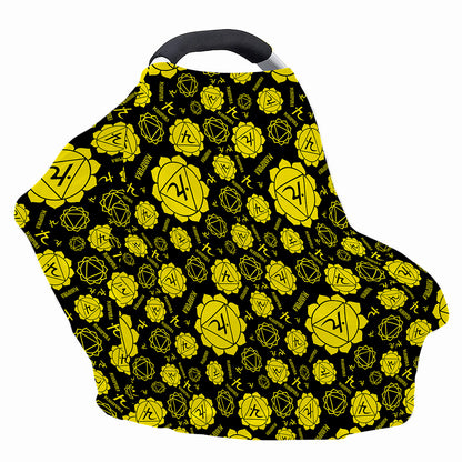 Manipura Chakra Pattern Print Baby Seat Cover