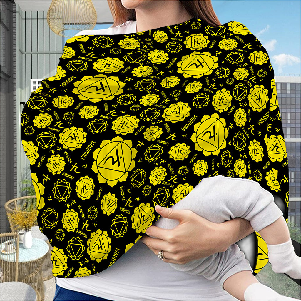 Manipura Chakra Pattern Print Baby Seat Cover
