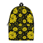 Manipura Chakra Pattern Print Backpack