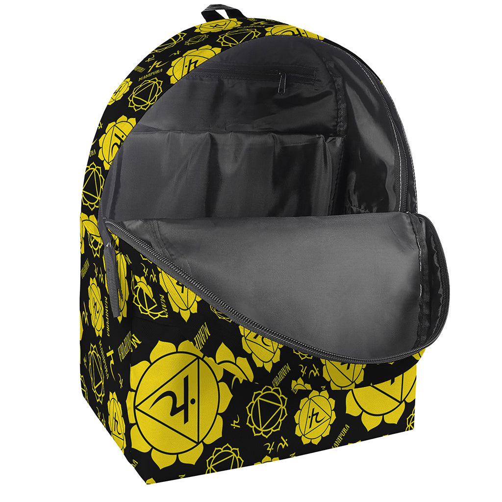 Manipura Chakra Pattern Print Backpack