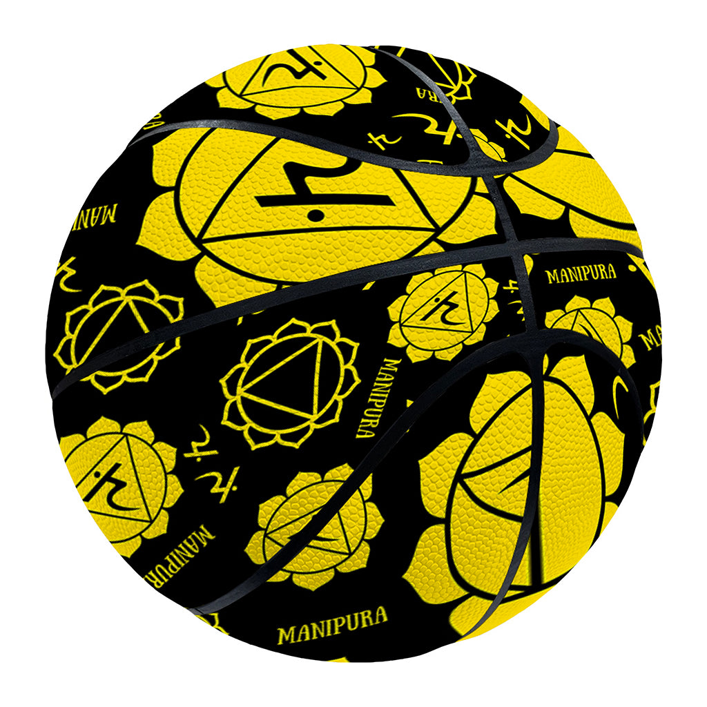 Manipura Chakra Pattern Print Basketball