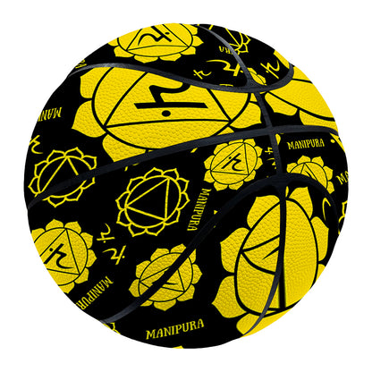Manipura Chakra Pattern Print Basketball