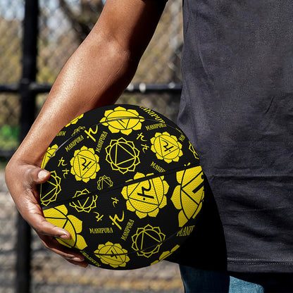 Manipura Chakra Pattern Print Basketball
