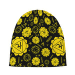 Manipura Chakra Pattern Print Beanie
