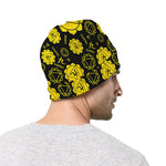 Manipura Chakra Pattern Print Beanie