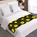 Manipura Chakra Pattern Print Bed Runner