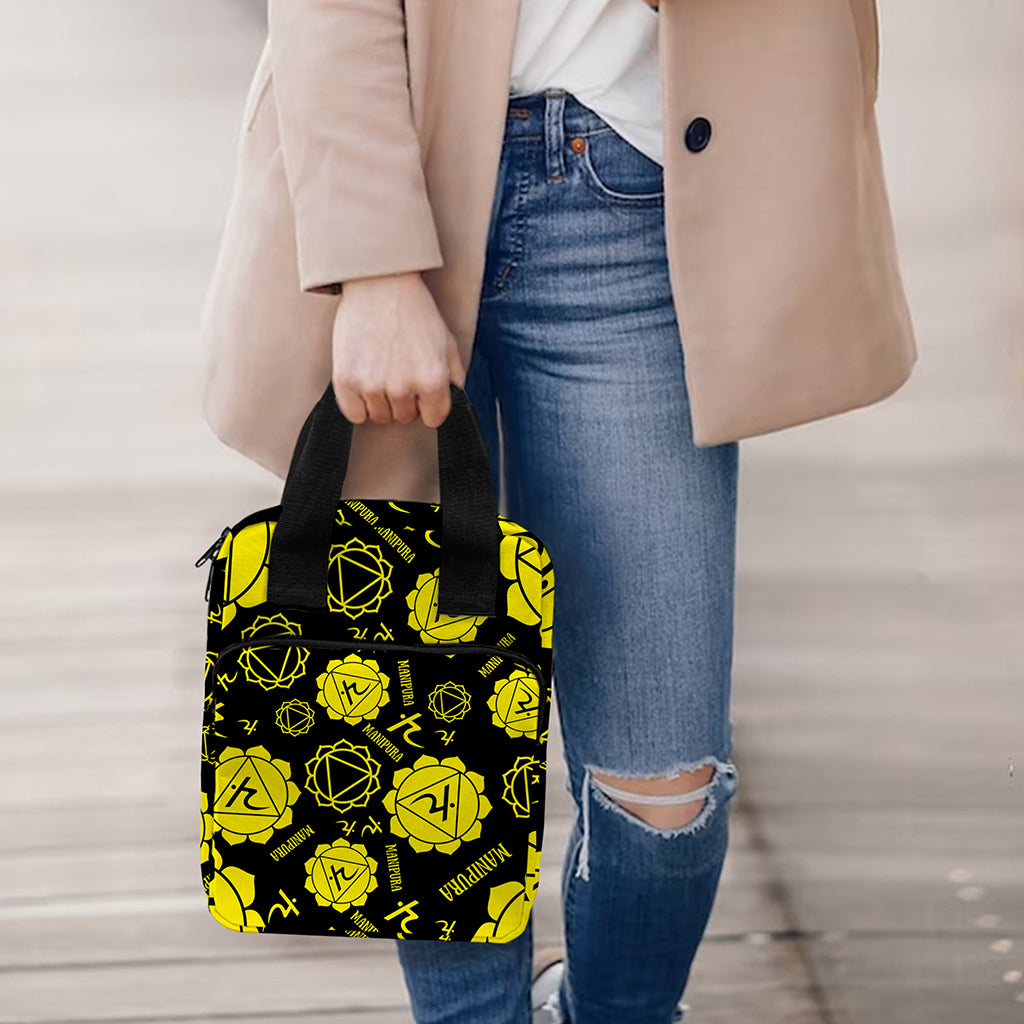 Manipura Chakra Pattern Print Bible Tote Bag