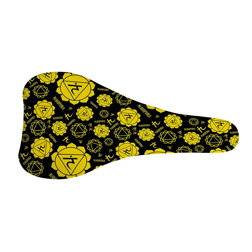 Manipura Chakra Pattern Print Bicycle Seat Cover
