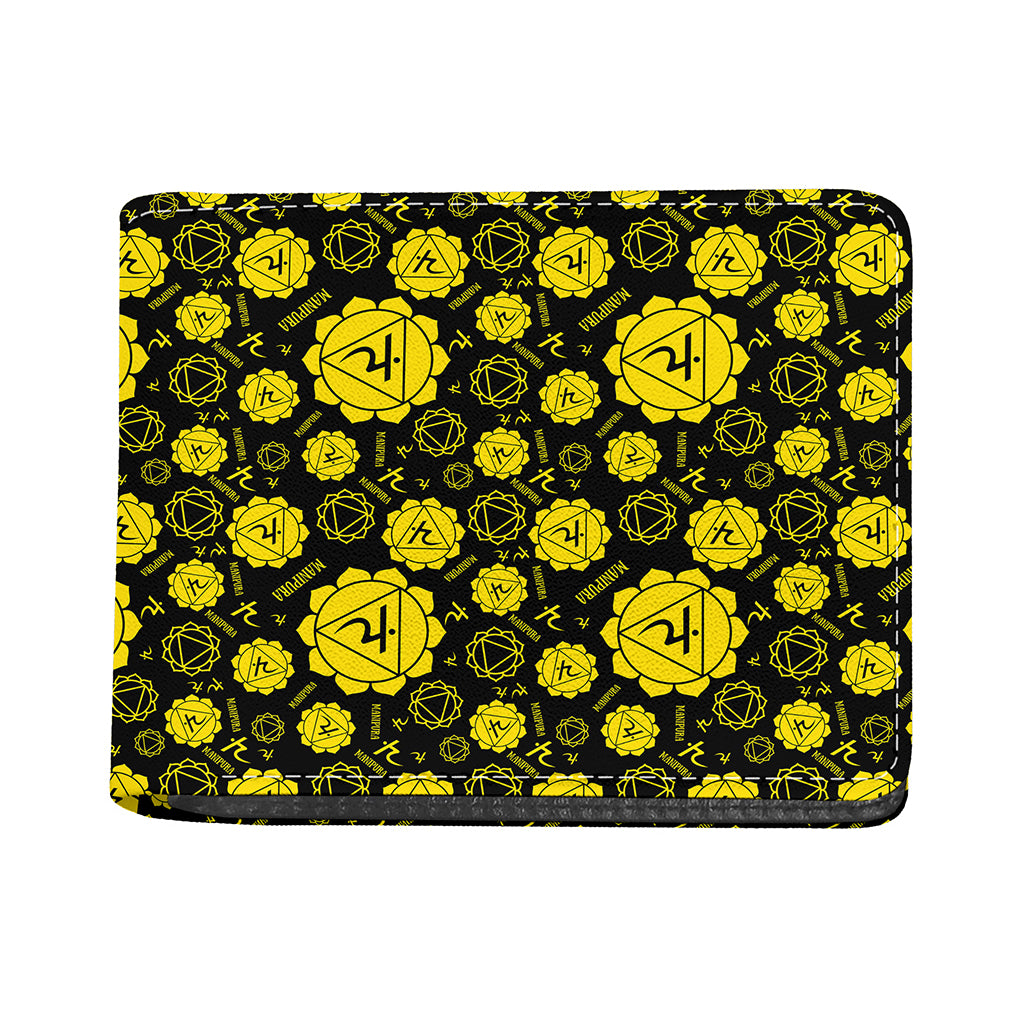 Manipura Chakra Pattern Print Bifold Wallet