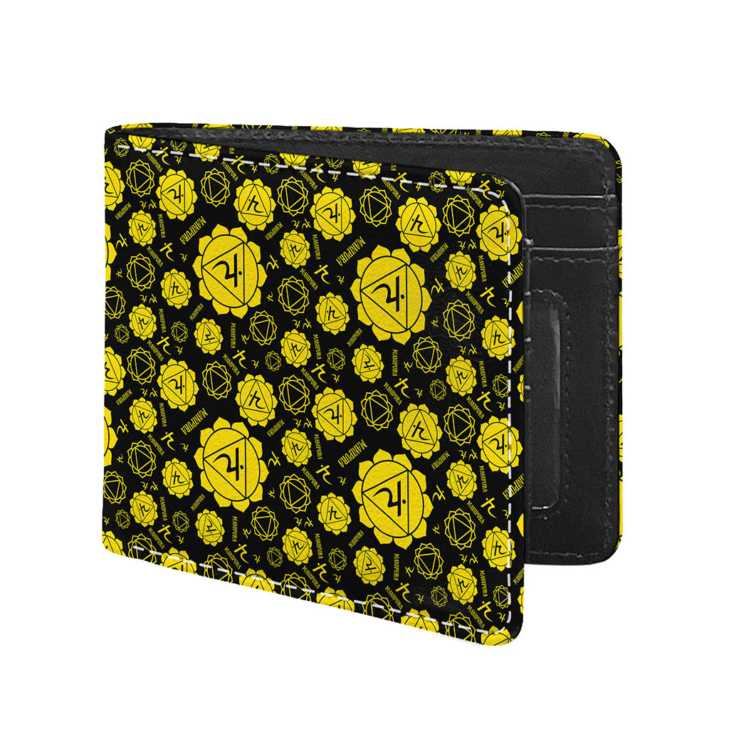 Manipura Chakra Pattern Print Bifold Wallet