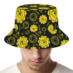 Manipura Chakra Pattern Print Bucket Hat