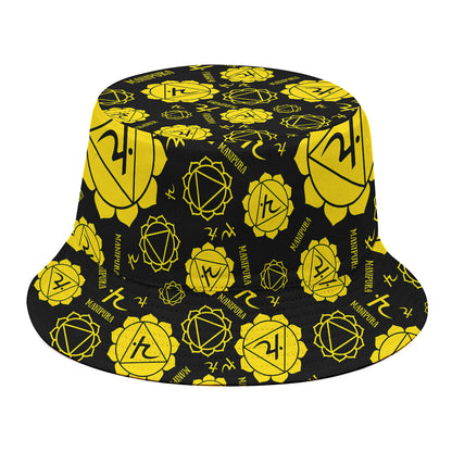Manipura Chakra Pattern Print Bucket Hat