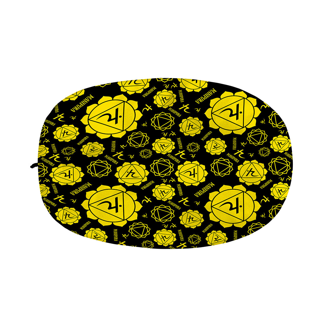 Manipura Chakra Pattern Print Car Side Mirror Covers