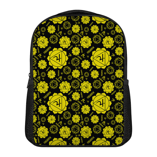 Manipura Chakra Pattern Print Casual Backpack