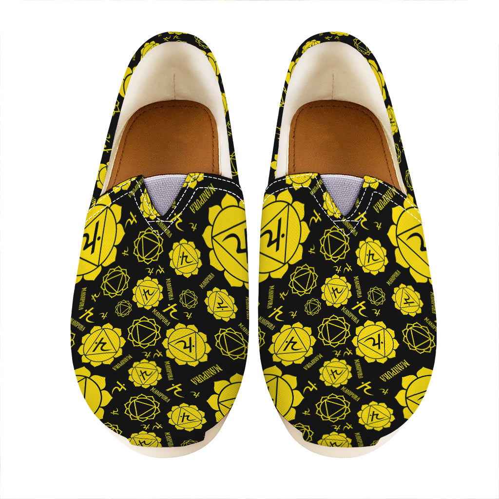Manipura Chakra Pattern Print Casual Shoes