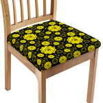 Manipura Chakra Pattern Print Chair Cushion Cover