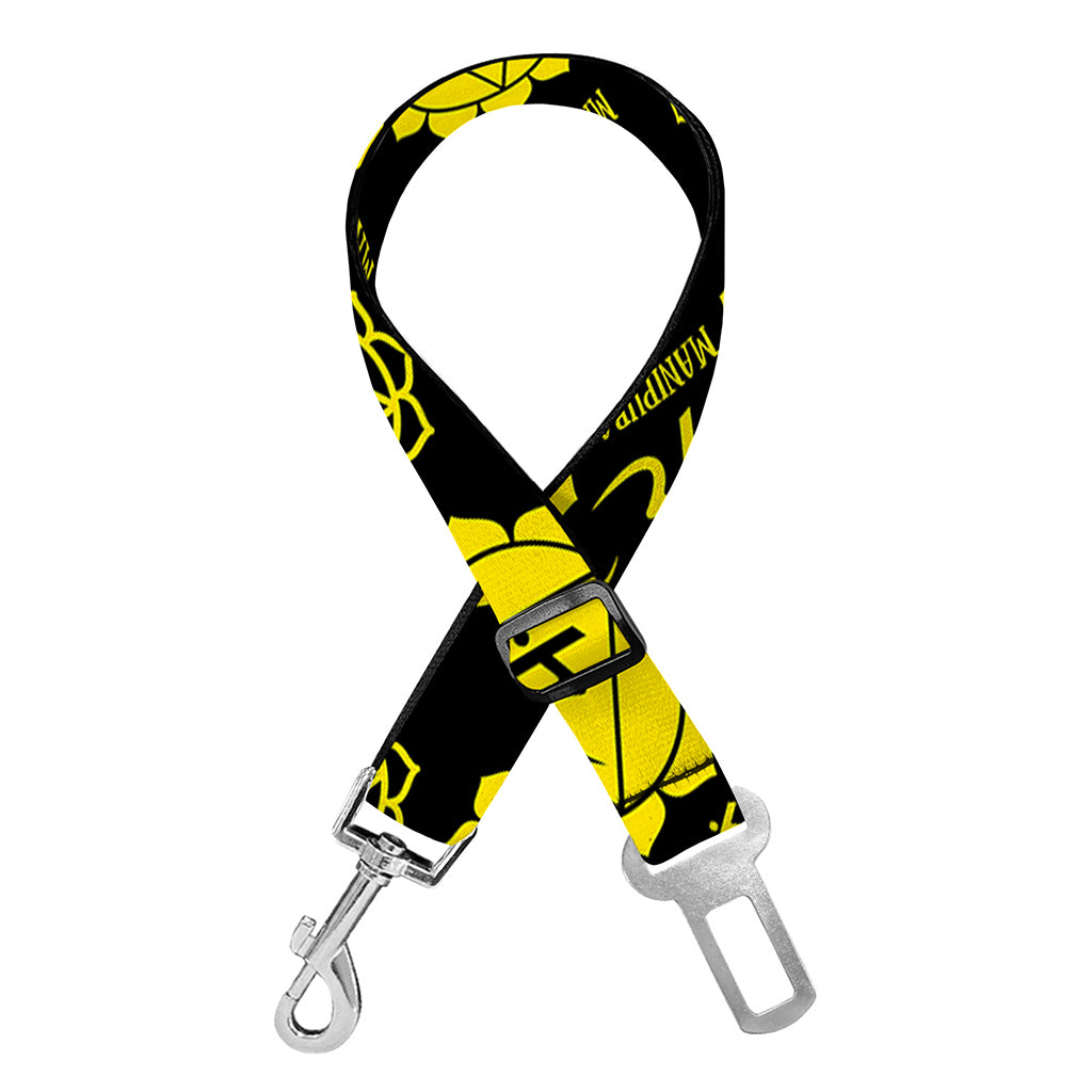 Manipura Chakra Pattern Print Dog Seat Belt