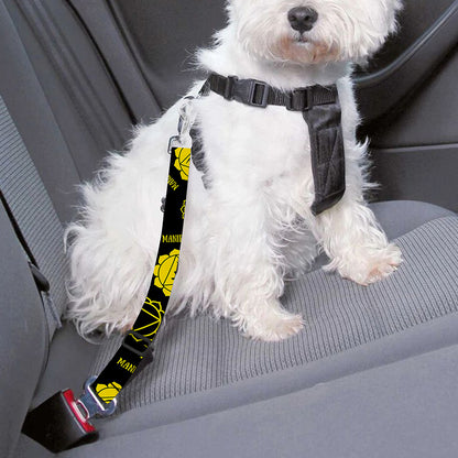 Manipura Chakra Pattern Print Dog Seat Belt