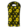 Manipura Chakra Pattern Print Double Neoprene Wine Tote