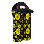 Manipura Chakra Pattern Print Double Neoprene Wine Tote