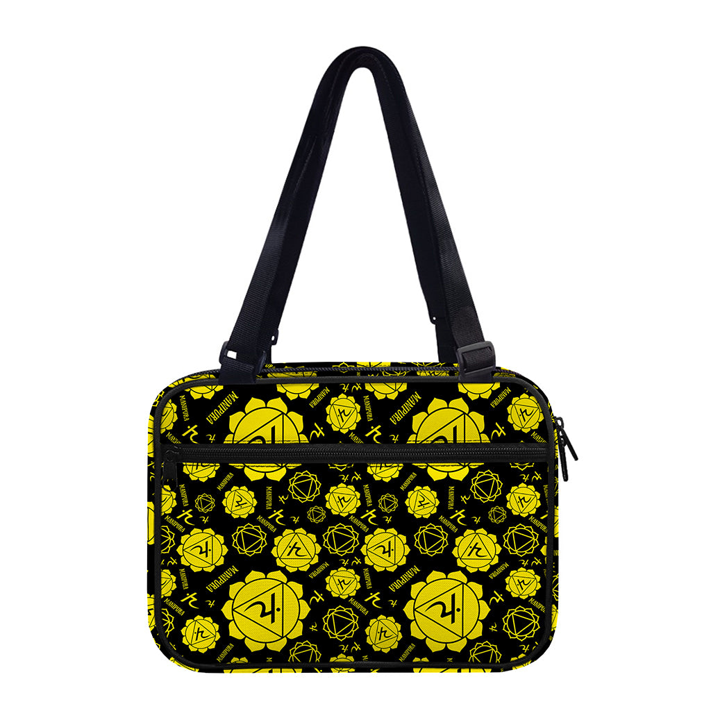 Manipura Chakra Pattern Print Double Strap Bible Bag