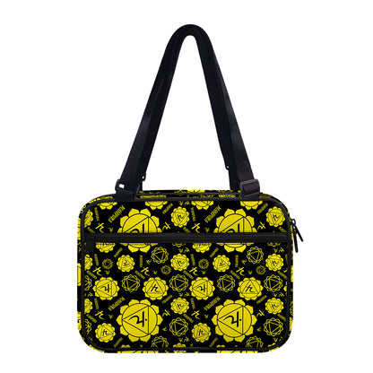 Manipura Chakra Pattern Print Double Strap Bible Bag