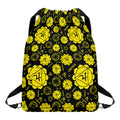 Manipura Chakra Pattern Print Drawstring Backpack