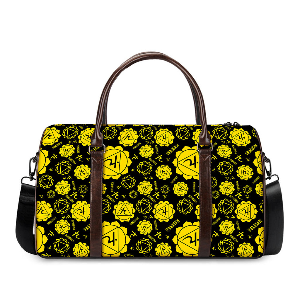 Manipura Chakra Pattern Print Duffle Bag