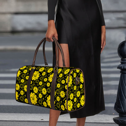 Manipura Chakra Pattern Print Duffle Bag