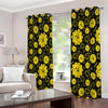 Manipura Chakra Pattern Print Extra Wide Grommet Curtains