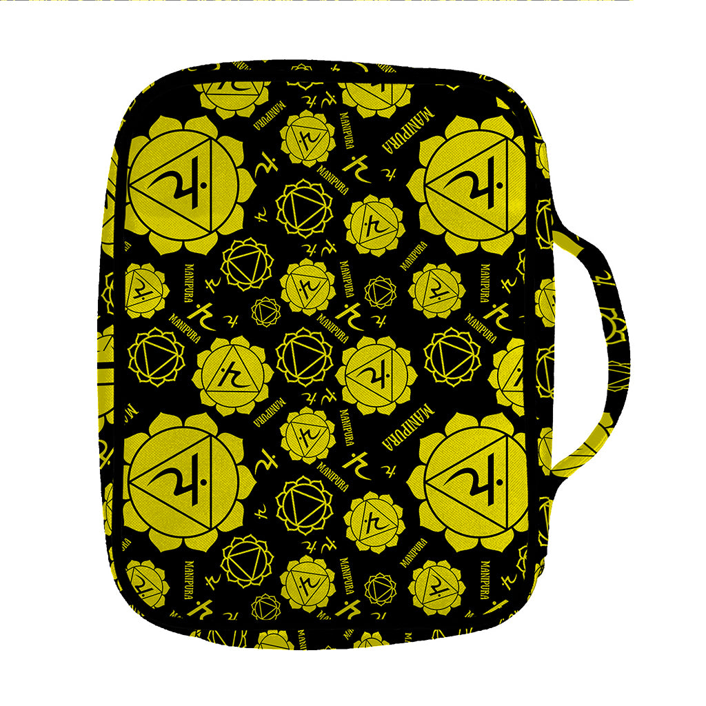 Manipura Chakra Pattern Print Front Pocket Bible Bag